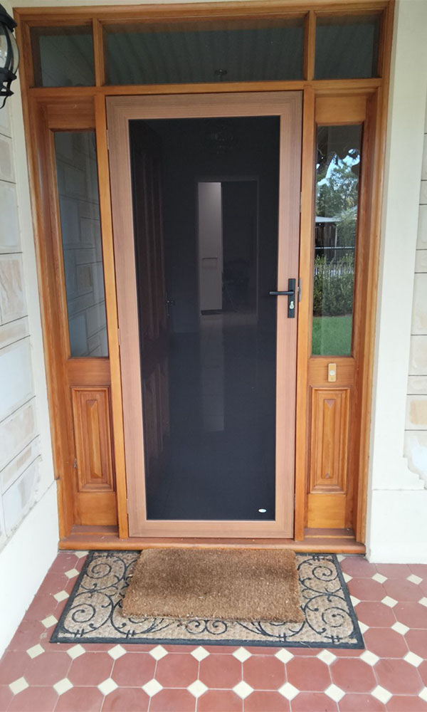 Brown Crimsafe Ultimate security screen doors Adelaide