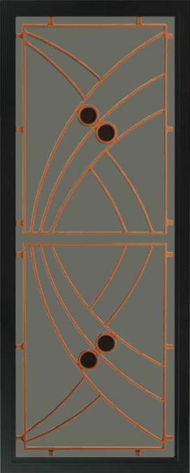 SP71AB Art Deco Orange